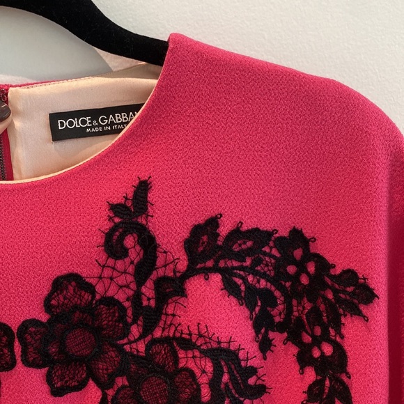 ๐ Dolce & Gabbana ๐ โ Pink Long Sleeve Midi Dress - Picture 3 of 8